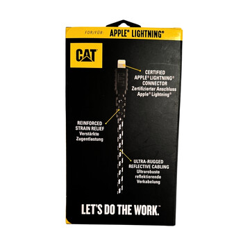 CAT Καλώδιο φόρτισης USB to Lightning 12W μαύρο 3m ACLG CAT Καλώδιο φόρτισης USB to Lightning 12W μαύρο 3m ACLG