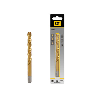 CAT Τρυπάνι τιτανίου HSS 12x151mm DA02014 CAT Τρυπάνι τιτανίου HSS 12x151mm DA02014