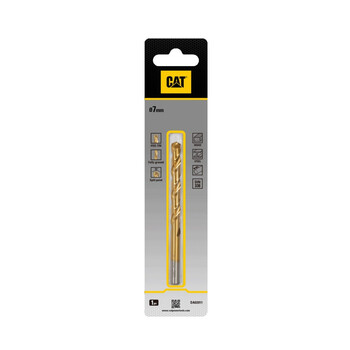 CAT Τρυπάνι τιτανίου HSS 7x109mm DA02011 CAT Τρυπάνι τιτανίου HSS 7x109mm DA02011