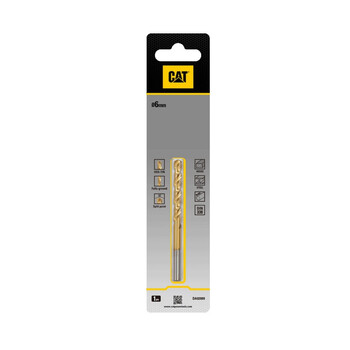 CAT Τρυπάνι τιτανίου HSS 6x93mm DA02009 CAT Τρυπάνι τιτανίου HSS 6x93mm DA02009