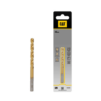 CAT Τρυπάνι τιτανίου HSS 6x93mm DA02009 CAT Τρυπάνι τιτανίου HSS 6x93mm DA02009