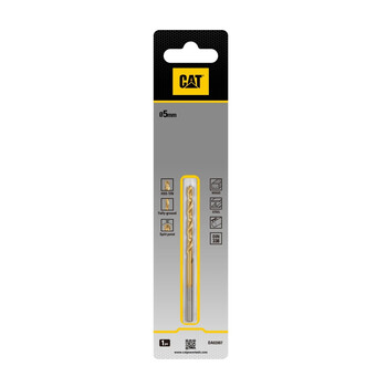CAT Τρυπάνι τιτανίου HSS 5x86mm DA02007 CAT Τρυπάνι τιτανίου HSS 5x86mm DA02007