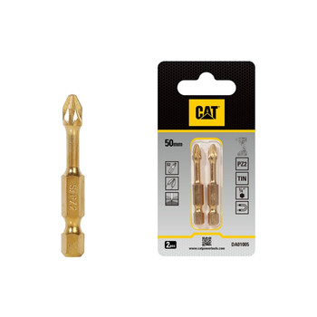 CAT Μύτη κατσαβιδιού αστέρι με μέγεθος PZ2 50mm συσκευασία 2τεμ. DA01005 CAT Μύτη κατσαβιδιού αστέρι με μέγεθος PZ2 50mm συσκευασία 2τεμ. DA01005