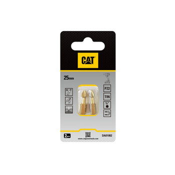 CAT Μύτη κατσαβιδιού αστέρι με μέγεθος PZ2 25mm συσκευασία 2τεμ. DA01002 CAT Μύτη κατσαβιδιού αστέρι με μέγεθος PZ2 25mm συσκευασία 2τεμ. DA01002