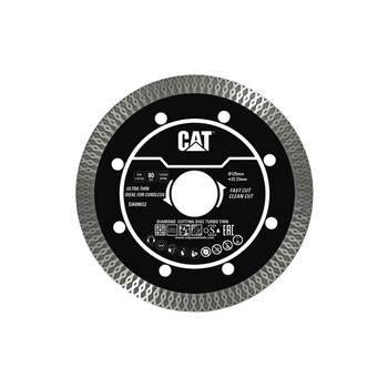 CAT Δίσκος κοπής διαμαντέ Turbo Super Thin (Gres) 125x22.23x1.4mm DA09032 CAT Δίσκος κοπής διαμαντέ Turbo Super Thin (Gres) 125x22.23x1.4mm DA09032