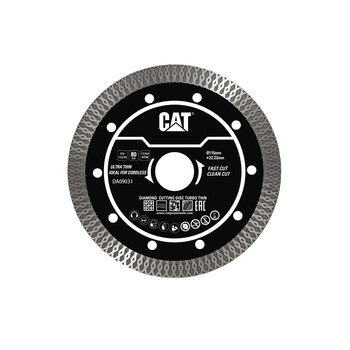 CAT Δίσκος κοπής διαμαντέ Turbo Super Thin (Gres) 115x22.23x1.4mm DA09031 CAT Δίσκος κοπής διαμαντέ Turbo Super Thin (Gres) 115x22.23x1.4mm DA09031