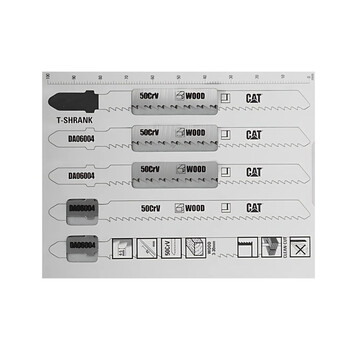 CAT Λάμα σέγας ξύλου 100mm T101BR σετ:5τεμ. DA06004 CAT Λάμα σέγας ξύλου 100mm T101BR σετ:5τεμ. DA06004