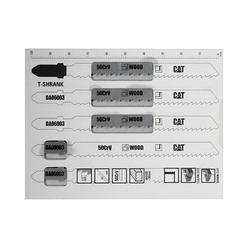 CAT Λάμα σέγας ξύλου 115mm T101B σετ:5τεμ. DA06003 CAT Λάμα σέγας ξύλου 115mm T101B σετ:5τεμ. DA06003