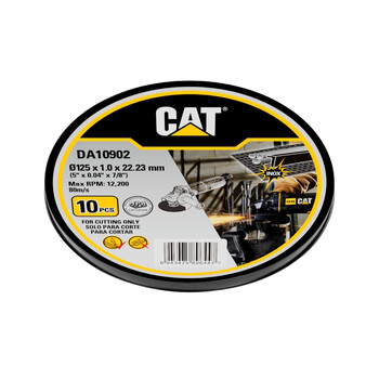 CAT Τροχός κοπής inox 125x1mm σε μεταλικό κουτί DA10902 (τιμή/τεμ) CAT Τροχός κοπής inox 125x1mm σε μεταλικό κουτί DA10902 (τιμή/τεμ)
