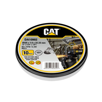 CAT Τροχός κοπής inox 125x1mm σε μεταλικό κουτί DA10902 (τιμή/τεμ) CAT Τροχός κοπής inox 125x1mm σε μεταλικό κουτί DA10902 (τιμή/τεμ)