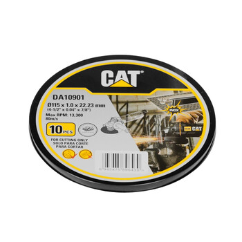 CAT Τροχός κοπής inox 115x1mm σε μεταλικό κουτί DA10901 (τιμή/τεμ) CAT Τροχός κοπής inox 115x1mm σε μεταλικό κουτί DA10901 (τιμή/τεμ)