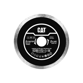 CAT Δίσκος κοπής διαμαντέ Continuous 125x22.23x1.6mm DA09023 CAT Δίσκος κοπής διαμαντέ Continuous 125x22.23x1.6mm DA09023