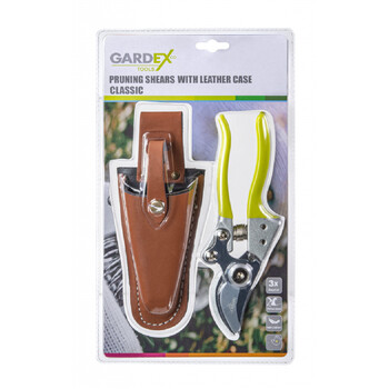 GARDEX Ψαλίδι κλαδέματος 20cm με δερμάτινη θήκη 402900 GARDEX Ψαλίδι κλαδέματος 20cm με δερμάτινη θήκη 402900