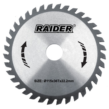 RAIDER Δίσκος με καρβίδιο του βολφαρμίου 165x20mm24T 163143 RAIDER Δίσκος με καρβίδιο του βολφαρμίου 165x20mm24T 163143