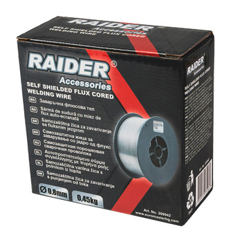 RAIDER Σύρμα ηλεκτροσυγκόλλησης 0.8mm 0,45kg 209942 RAIDER Σύρμα ηλεκτροσυγκόλλησης 0.8mm 0,45kg 209942