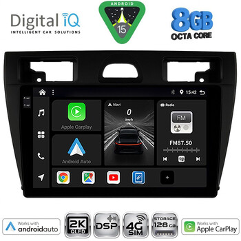 DIGITAL IQ BXF 11153BL_CPAA (9inc) MULTIMEDIA TABLET for FORD FIESTA mod. 2005-2008 (BLACK)