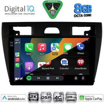 DIGITAL IQ BXF 11153BL_CPAA (9inc) MULTIMEDIA TABLET for FORD FIESTA mod. 2005-2008 (BLACK)