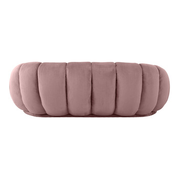 Καναπές Embrace pakoworld βελούδο σε σάπιο μήλο απόχρωση 180x105x65εκ