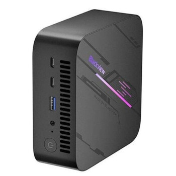 BLACKVIEW MINI PC 8-CORE AMD RYZEN 5 7430U 32GB DDR4 1TB M.2 SSD, TRIPLE 4K DISPLAY WIN 11 PRO BLACK