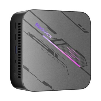BLACKVIEW MINI PC 8-CORE AMD RYZEN 5 7430U 16GB DDR4 512GB M.2 SSD, TRIPLE 4K DISPLAY WIN 11 PRO BLACK