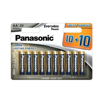 PAN-LR6EPS-20 . Panasonic μπαταρίες αλκαλικές AA EVERYDAY POWER (20 τμχ)