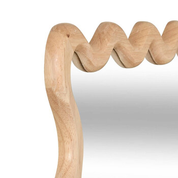 Atmosphera Καθρέφτης Τοίχου Μπέζ Μπρουκ 100x48cm 212951