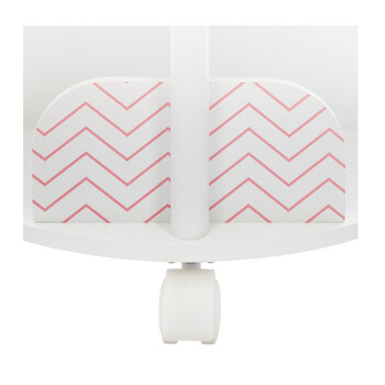 Ξύλινη Παιδική Τροχήλατη Περιστρεφόμενη Βιβλιοθήκη 40 x 40 x 60 cm Χρώματος Ροζ Atmosphera 158471A Ξύλινη Παιδική Τροχήλατη Περιστρεφόμενη Βιβλιοθήκη 40 x 40 x 60 cm Χρώματος Ροζ Atmosphera 158471A