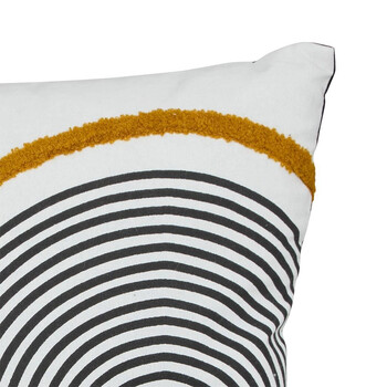 Atmosphera Μοντέρνο Τετράγωνο Μαξιλάρι 45x45εκ με Αφαιρούμενη Βαμβακερή Επένδυση 212525