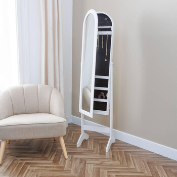 Atmosphera Κομψή Ντουλάπα Κοσμημάτων με Καθρέφτη 38 x 34 x 58 εκ. 211529 Atmosphera Κομψή Ντουλάπα Κοσμημάτων με Καθρέφτη 38 x 34 x 58 εκ. 211529