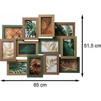 Atmosphera  Πολύχρωμη Κορνίζα JULIA για 12 Φωτογραφίες  179452