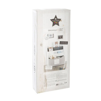 Ξύλινη Παιδική Βιβλιοθήκη 62.7 x 30 x 70 cm Χρώματος Γκρι Atmosphera 127221B Ξύλινη Παιδική Βιβλιοθήκη 62.7 x 30 x 70 cm Χρώματος Γκρι Atmosphera 127221B