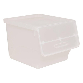 5FIVE Simply smart Πλαστικό Κουτί Αποθήκευσης 34Lt Στοιβαζόμενο, Λευκό 173616