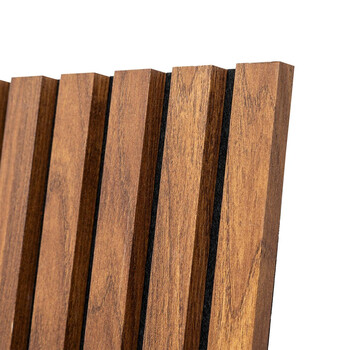 Atmosphera Τρισδιάστατο Πάνελ Τοίχου Καφέ MDF_Ε1 με Ακουστική Μόνωση 210402B