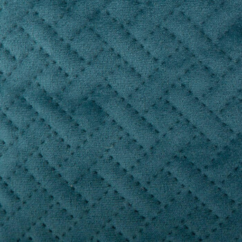 Atmosphera Διακοσμητικό Μαξιλάρι Βελουτέ σε Μπλε Απόχρωση με Φερμουάρ - 100% Polyester 163911F