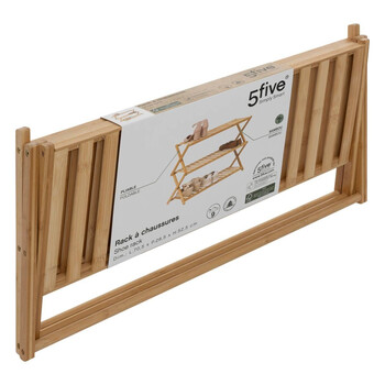 5FIVE Simply smart Πτυσσόμενη Παπουτσοθήκη από Bamboo 70,5 x 28,5 x 52,5 εκ. 202310