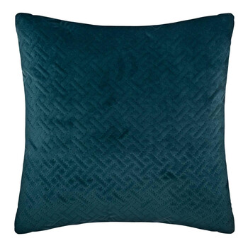 Atmosphera Διακοσμητικό Μαξιλάρι Βελουτέ σε Μπλε Απόχρωση με Φερμουάρ - 100% Polyester 163911F