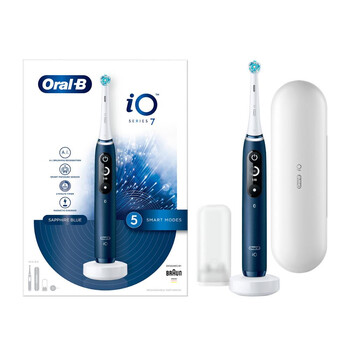 Oral-B iO Series 7 Electric Toothbrush Sapphire Blue (80365438) (BRA80365438) Oral-B iO Series 7 Electric Toothbrush Sapphire Blue (80365438) (BRA80365438)