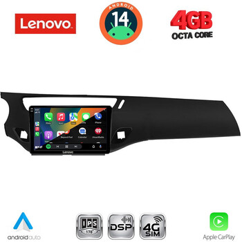 LENOVO SSV 8092BL_CPA (9inc) MULTIMEDIA TABLET for CITROEN C3 - DS3 mod. 2009-2016 (BLACK)