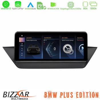 Bmw x1 e84 (με Εργ.οθόνη) Android12 (8+128gb) Navigation Multimedia 10.25″ hd Anti-Reflection u-bm-5239dgn