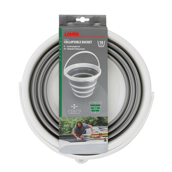 L4071.9 ΚΟΥΒΑΣ ΠΛΥΣΙΜΑΤΟΣ/ΚΑΛΑΘΙ ΜΕΤΑΦΟΡΑΣ ΑΝΤΙΚΕΙΜΕΝΩΝ ΠΤΥΣΣΟΜΕΝΟΣ 5>25cm ΜΕ ΧΕΙΡΟΛΑΒΗ 10LT ΛΕΥΚΟ/ΓΚΡΙ