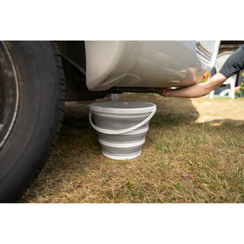 L4071.9 ΚΟΥΒΑΣ ΠΛΥΣΙΜΑΤΟΣ/ΚΑΛΑΘΙ ΜΕΤΑΦΟΡΑΣ ΑΝΤΙΚΕΙΜΕΝΩΝ ΠΤΥΣΣΟΜΕΝΟΣ 5>25cm ΜΕ ΧΕΙΡΟΛΑΒΗ 10LT ΛΕΥΚΟ/ΓΚΡΙ