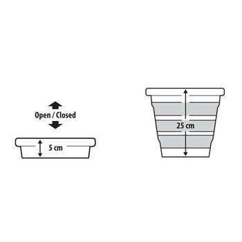 L4071.9 ΚΟΥΒΑΣ ΠΛΥΣΙΜΑΤΟΣ/ΚΑΛΑΘΙ ΜΕΤΑΦΟΡΑΣ ΑΝΤΙΚΕΙΜΕΝΩΝ ΠΤΥΣΣΟΜΕΝΟΣ 5>25cm ΜΕ ΧΕΙΡΟΛΑΒΗ 10LT ΛΕΥΚΟ/ΓΚΡΙ