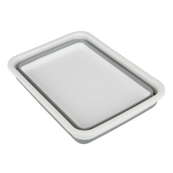 L4072.0 ΚΟΥΒΑΣ ΠΛΥΣΙΜΑΤΟΣ/ΚΑΛΑΘΙ ΜΕΤΑΦΟΡΑΣ ΑΝΤΙΚΕΙΜΕΝΩΝ ΠΤΥΣΣΟΜΕΝΟΣ 5>25cm ΜΕ ΧΕΙΡΟΛΑΒΗ 10LT ΛΕΥΚΟ/ΓΚΡΙ