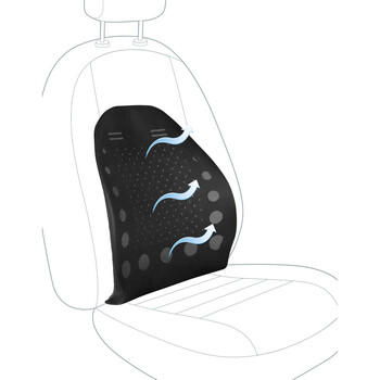 L5440.4 ΜΑΞΙΛΑΡΙ ΠΛΑΤΗΣ ΑΥΤΟΚΙΝΗΤΟΥ ΕΡΓΟΝΟΜΙΚΟ ΜΑΥΡΟ 50x40cm AIR BACK PRO