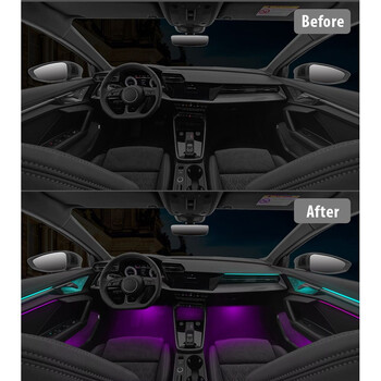 DIQ AMBIENT AUDI A3 (8Y) mod. 2021> (Digital iQ Ambient Light for Audi A3 (8Y) mod. 2021-2025 with 22 Lights)