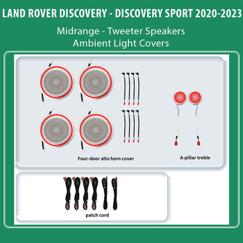 DIQ AMBIENT LR DISCOVERY L462 MIDR mod. 2020> (Digital iQ Ambient Midrange for LAND ROVER DISCOVERY mod. 2016> for Speaker Covers)