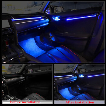 DIQ AMBIENT HONDA CIVIC X FULL mod. 2016-2021 (Digital iQ Ambient Dynamic Light for Honda Civic mod. 2016-2021 with 23 Lights - FULLKIT)