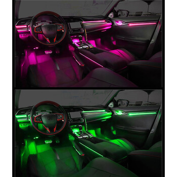 DIQ AMBIENT HONDA CIVIC Χ mod. 2016-2021 (Digital iQ Ambient Light for Honda Civic mod. 2016-2021 with 21 Lights)