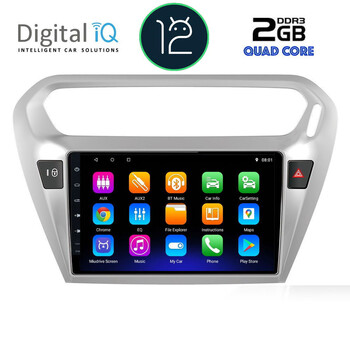 DIGITAL IQ RTB 2092_GPS (9inc) MULTIMEDIA TABLET OEM CITROEN ELYSEE – PEUGEOT 301 mod. 2013&gt;