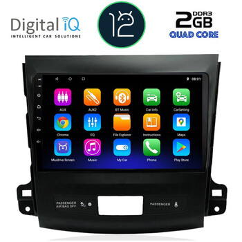 DIGITAL IQ RTB 2442_GPS (9inc) MULTIMEDIA TABLET OEM CITROEN C-CROSSER | MITSUBISHI OUTLANDER | PEUGEOT 4007  mod. 2006-2012